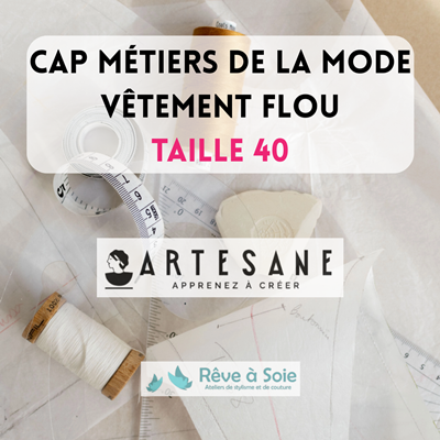 CAP COUTURE ARTESANE TAILLE 40