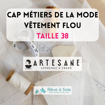CAP COUTURE ARTESANE TAILLE 38