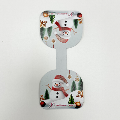 Marque-pages magnet bonhomme-de-neige