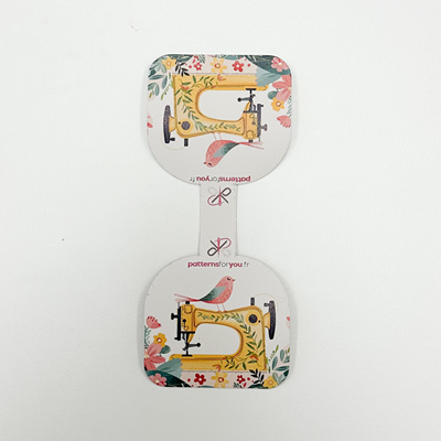 Marque-pages magnet machine jaune